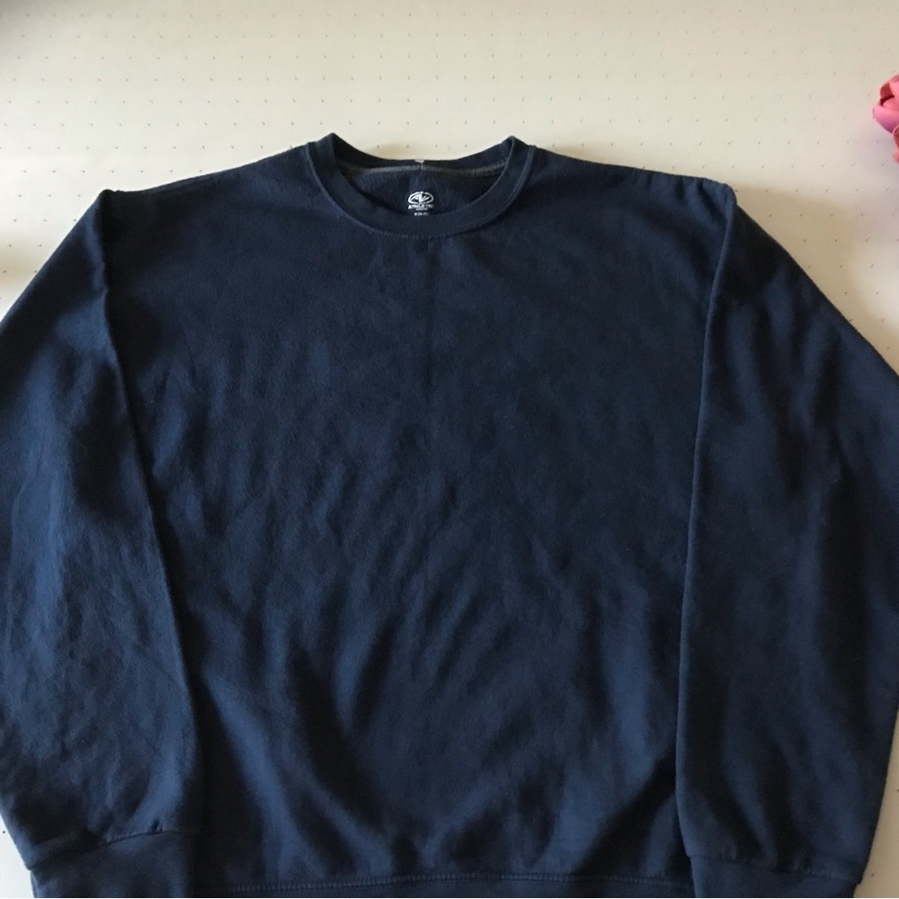 Athletic Works Navy Pullover Sweatshirt